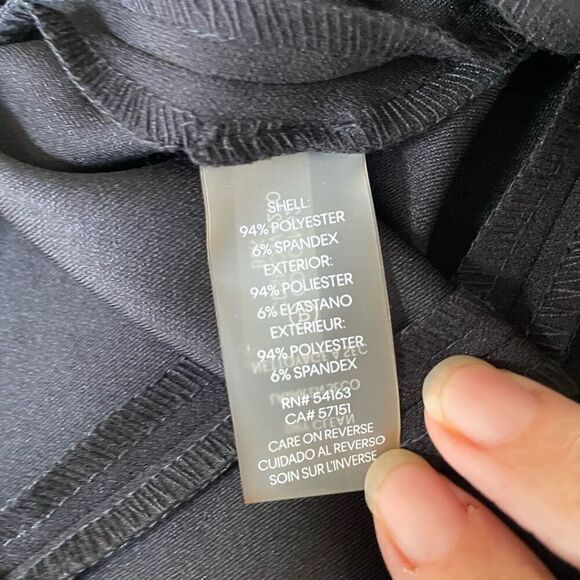 NWT Calvin Klein Sleeveless Scuba Crepe Dress Black 8 - Picture 9 of 10